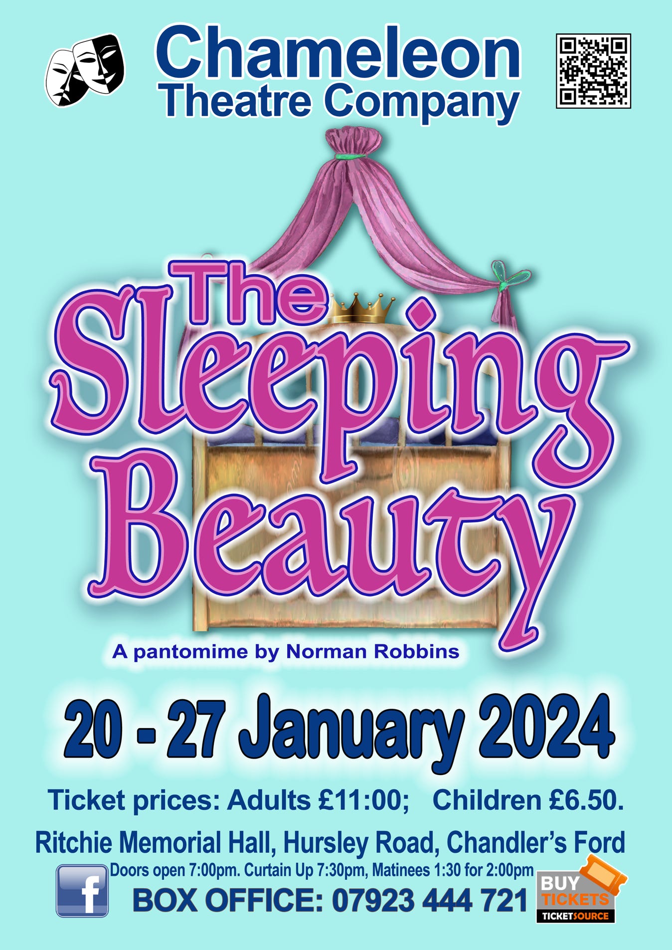 We are delighted to be sponsoring the Chameleon Theatre Company