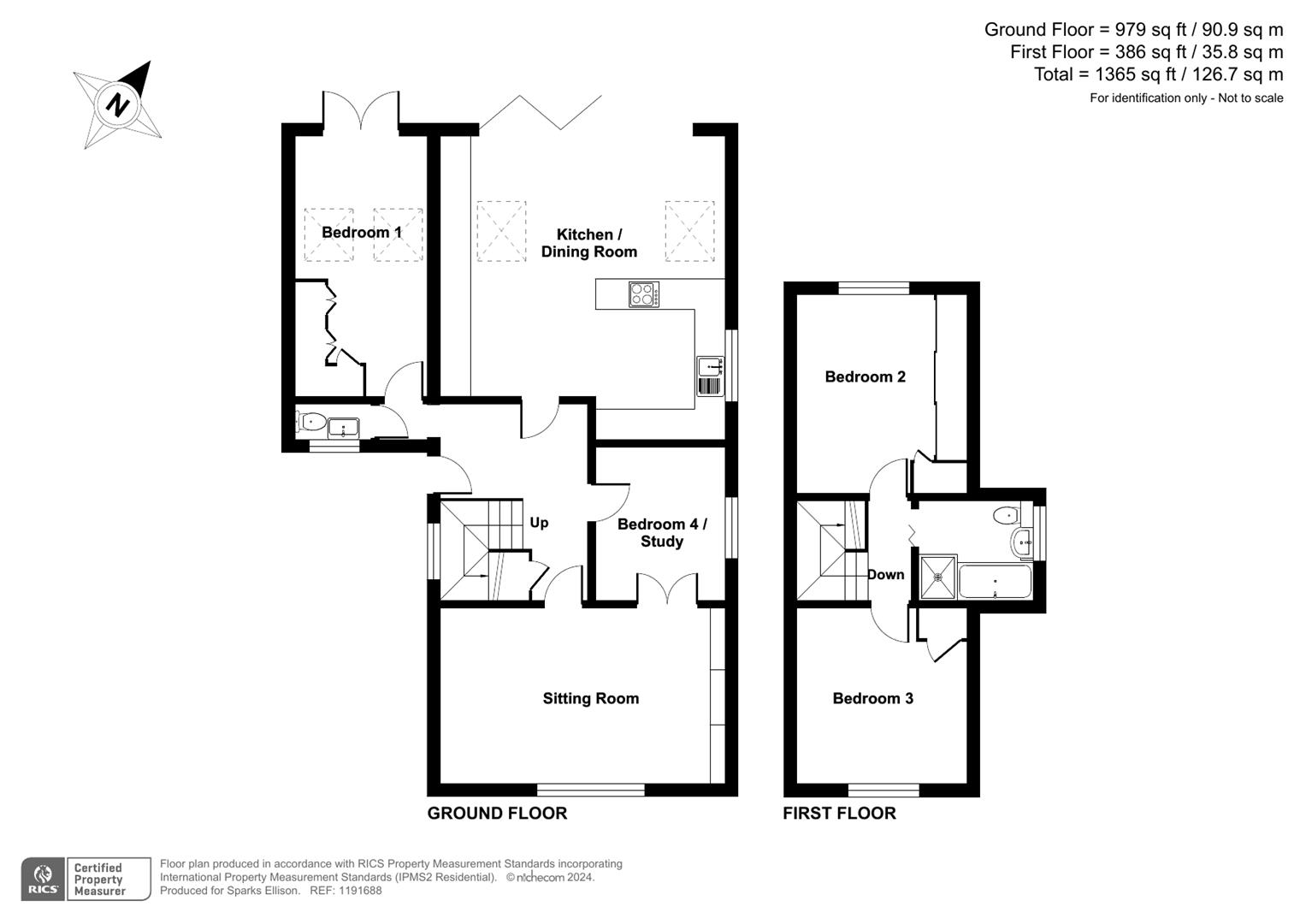 Charnwood Crescent, Hiltingbury, Chandler’s Ford floorplan