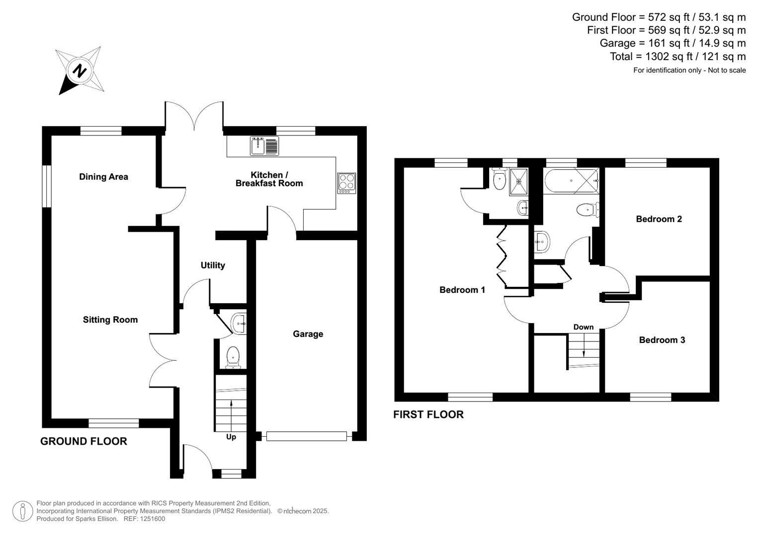Ashbridge Rise, Chandler’s Ford, floorplan