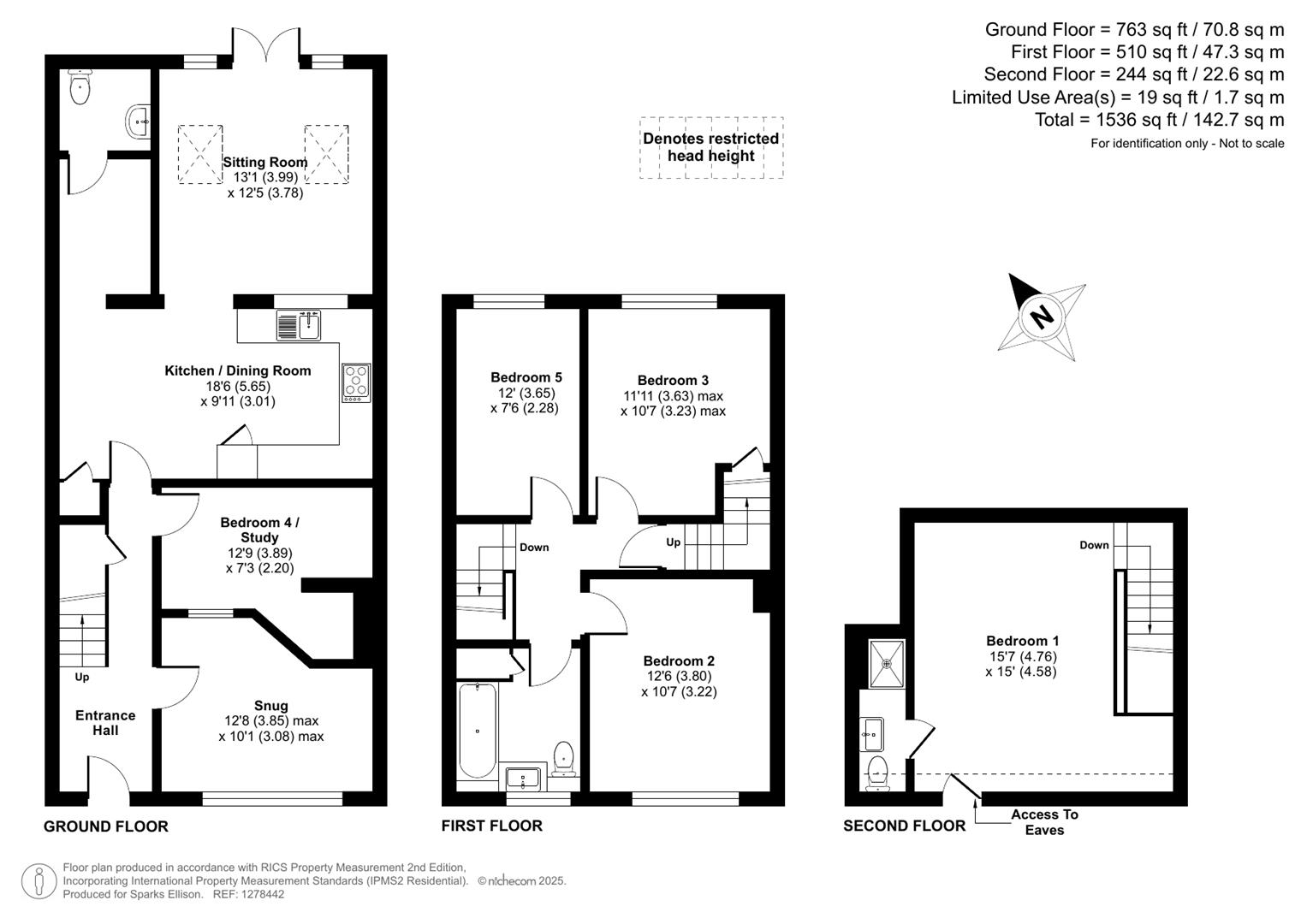 Pine Crescent, Hiltingbury, Chandlers Ford floorplan