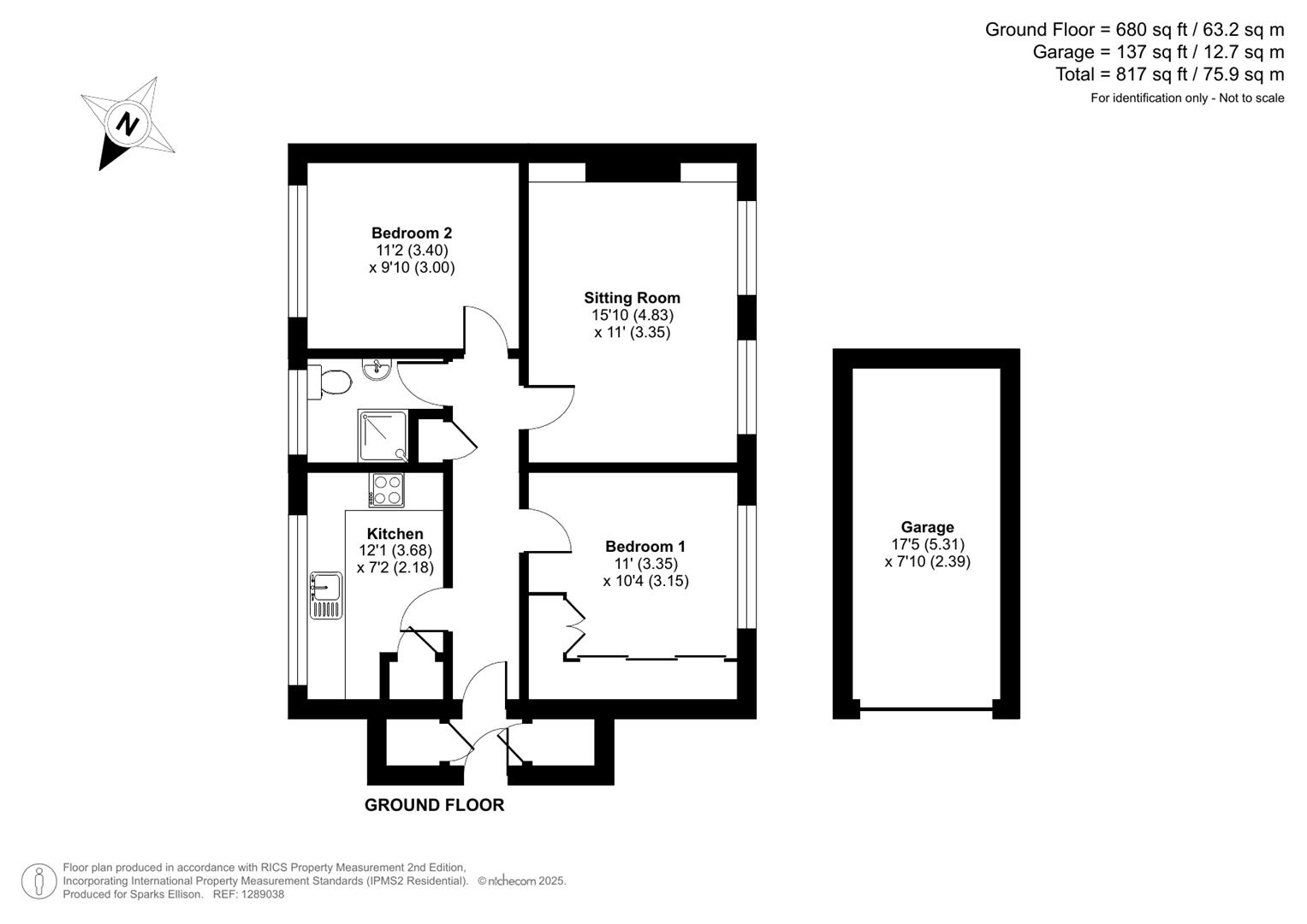 Hiltingbury Road, Hiltingbury, Chandler’s Ford floorplan
