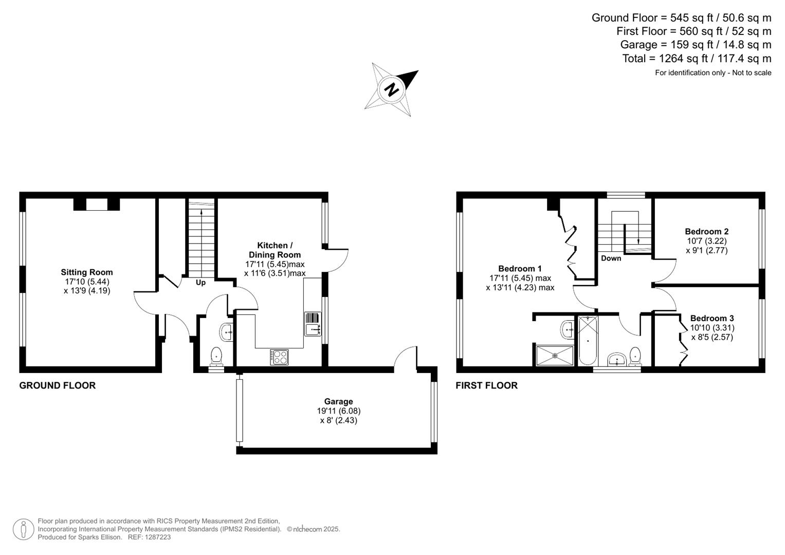 Ashdown Close, Hiltingbury, Chandler’s Ford floorplan