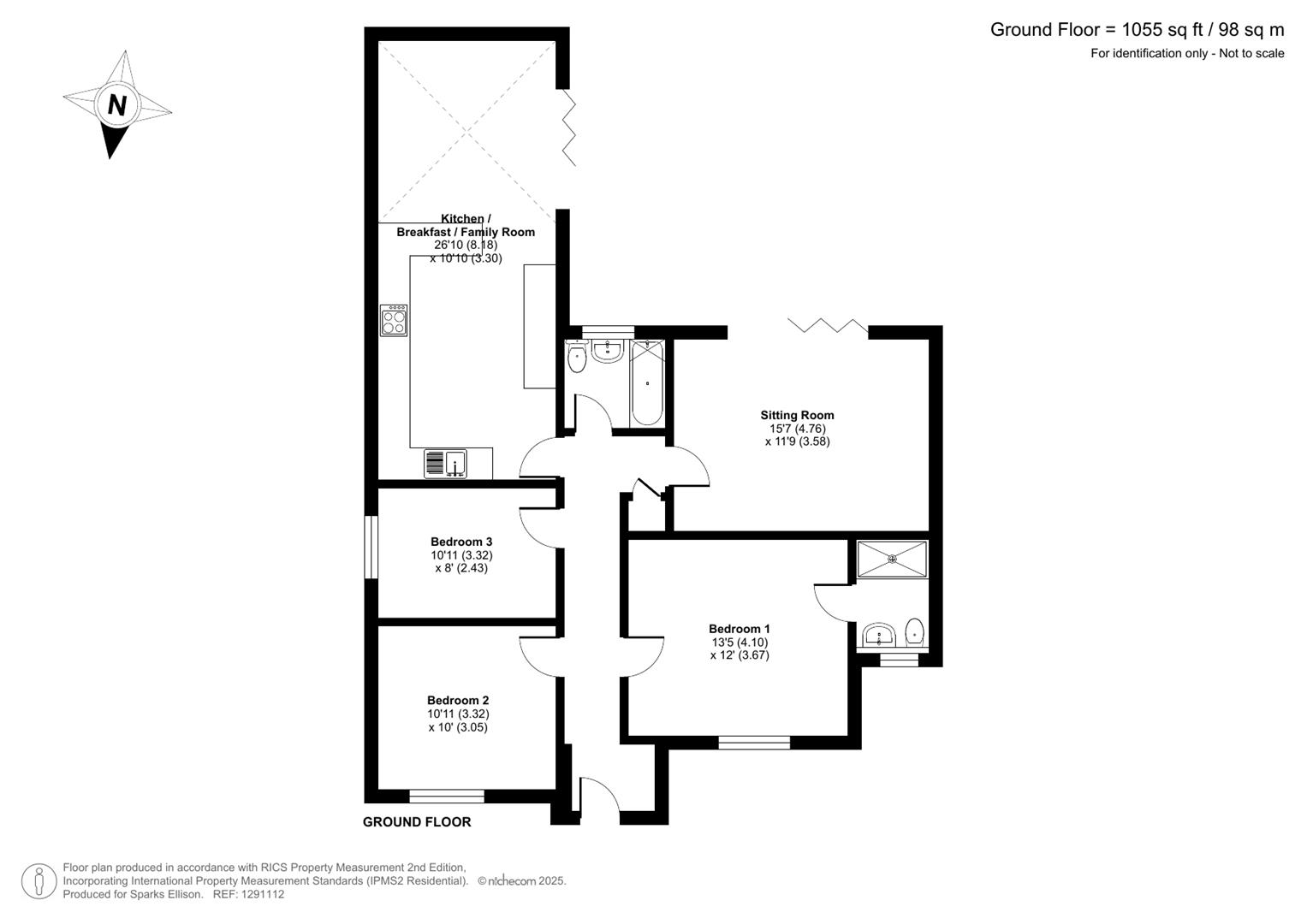 Carne Close, Hiltingbury, Chandler’s Ford floorplan