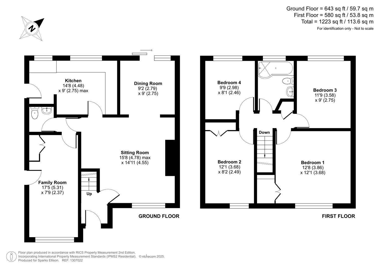 Tyne Close, Chandler’s Ford, Eastleigh floorplan