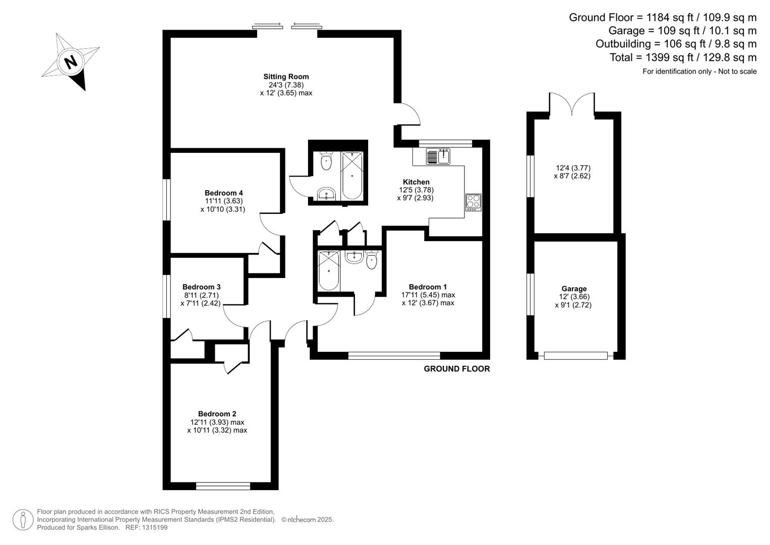 Hocombe Drive, Hiltingbury, Chandler’s Ford floorplan