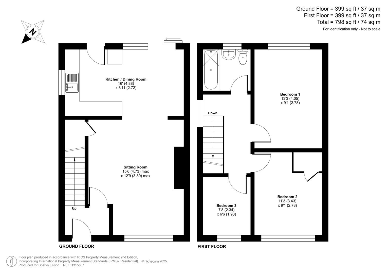 Ringwood Drive, North Baddesley floorplan