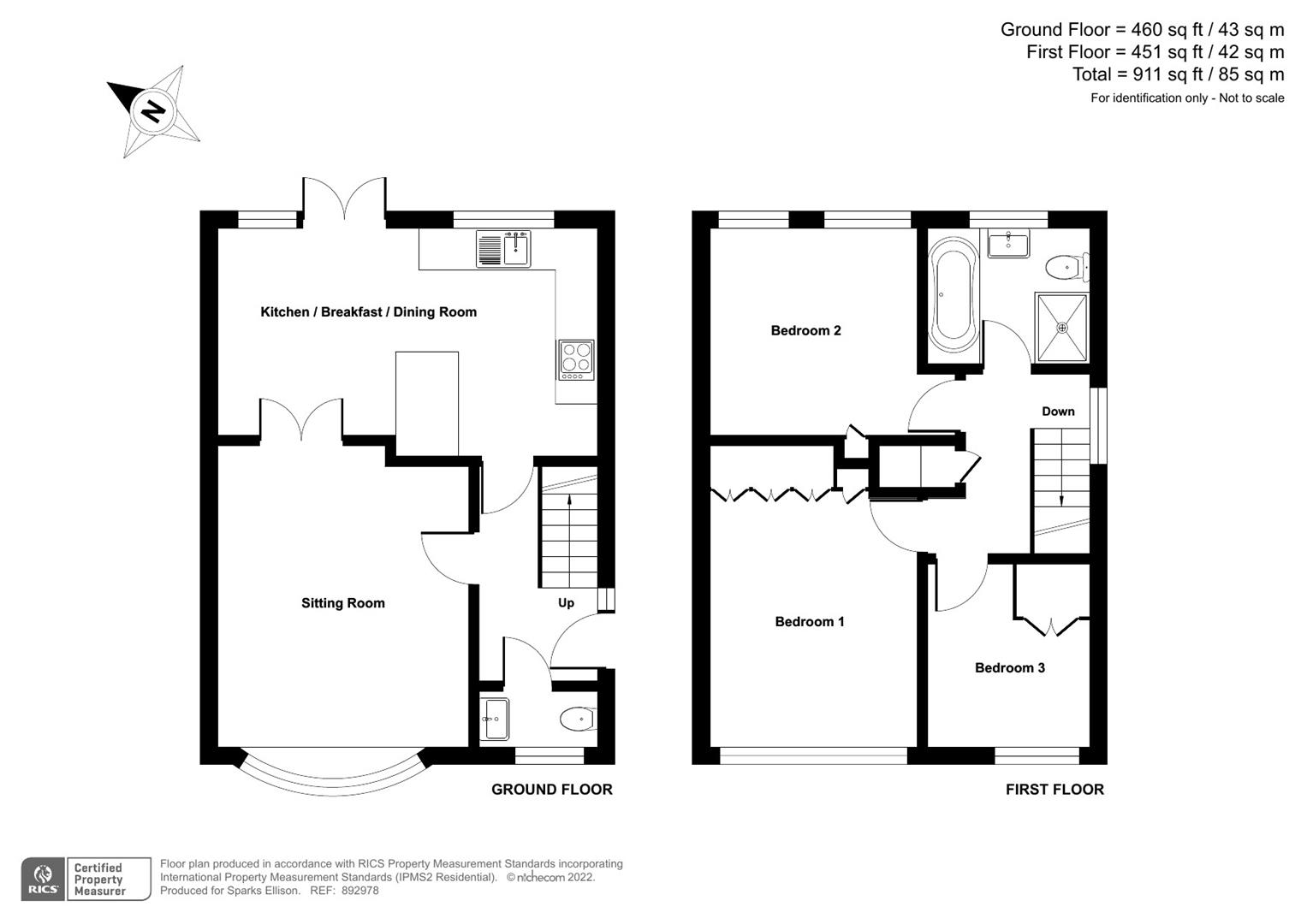 Chatsworth Road, Boyatt Wood, Eastleigh floorplan
