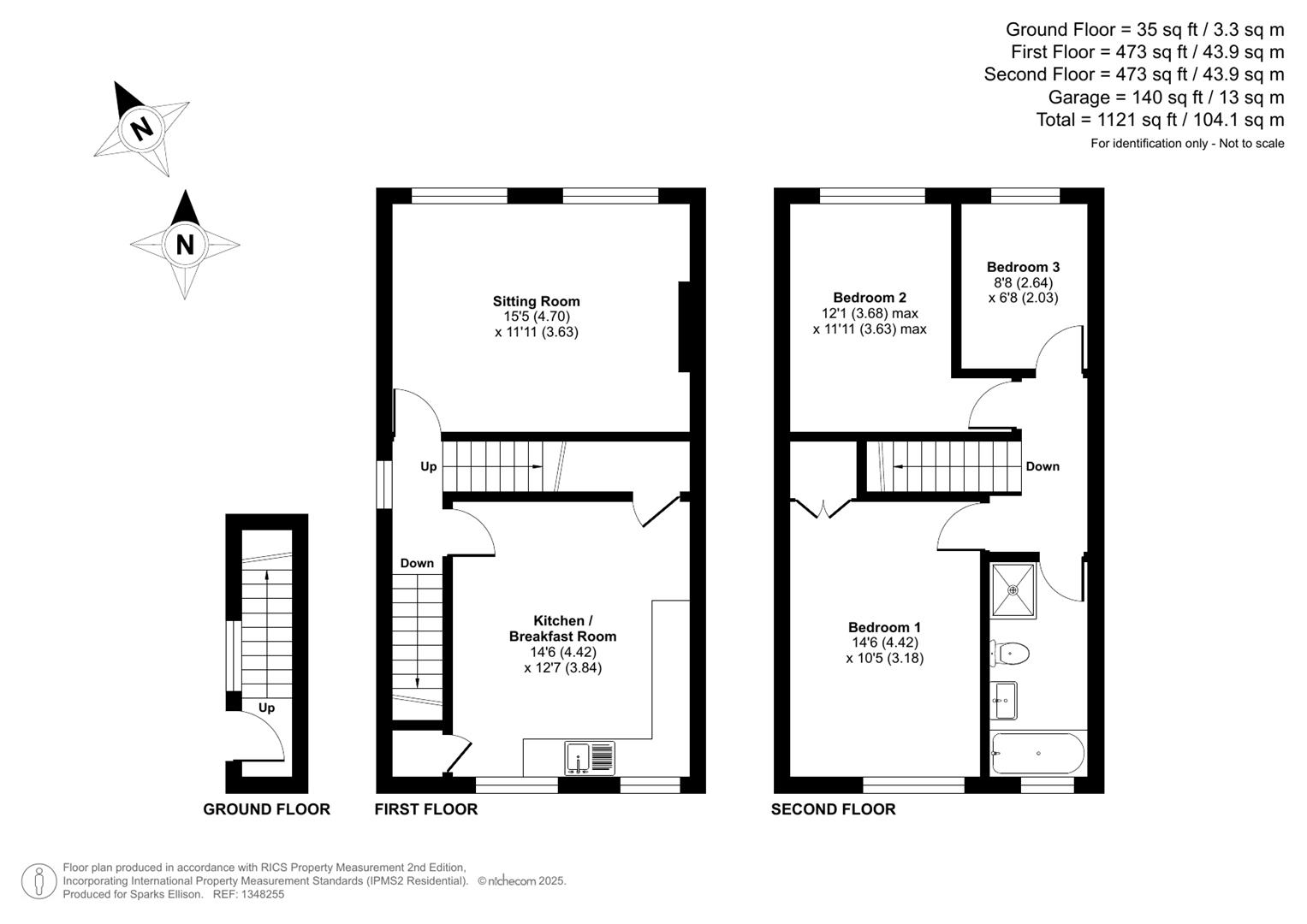 Ashdown Close, Hiltingbury, Chandler’s Ford floorplan