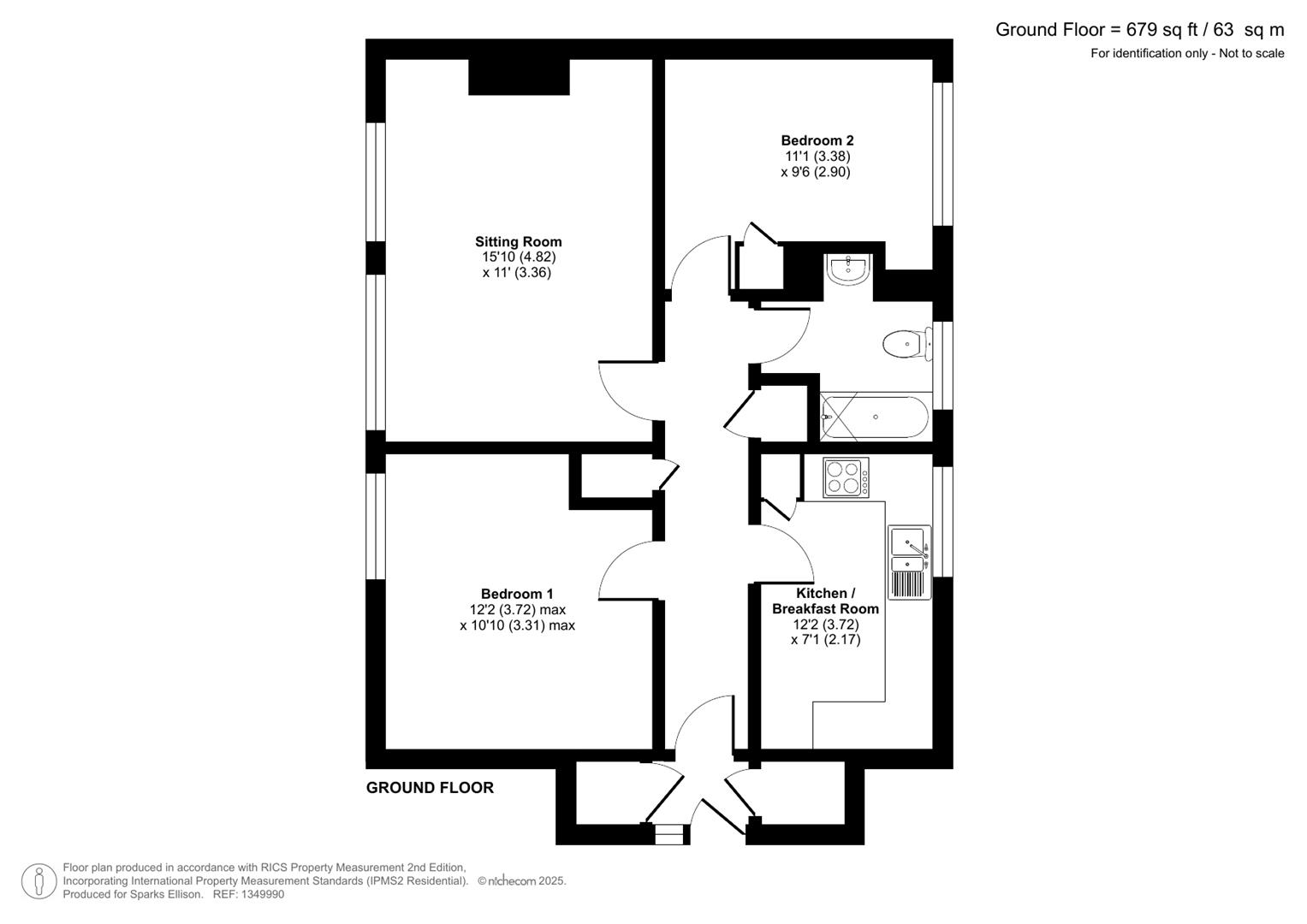 Charnwood Crescent, Hiltingbury, Chandler’s Ford floorplan