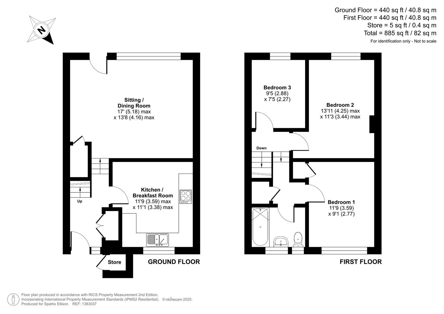 Tadburn Close, Chandler’s Ford floorplan