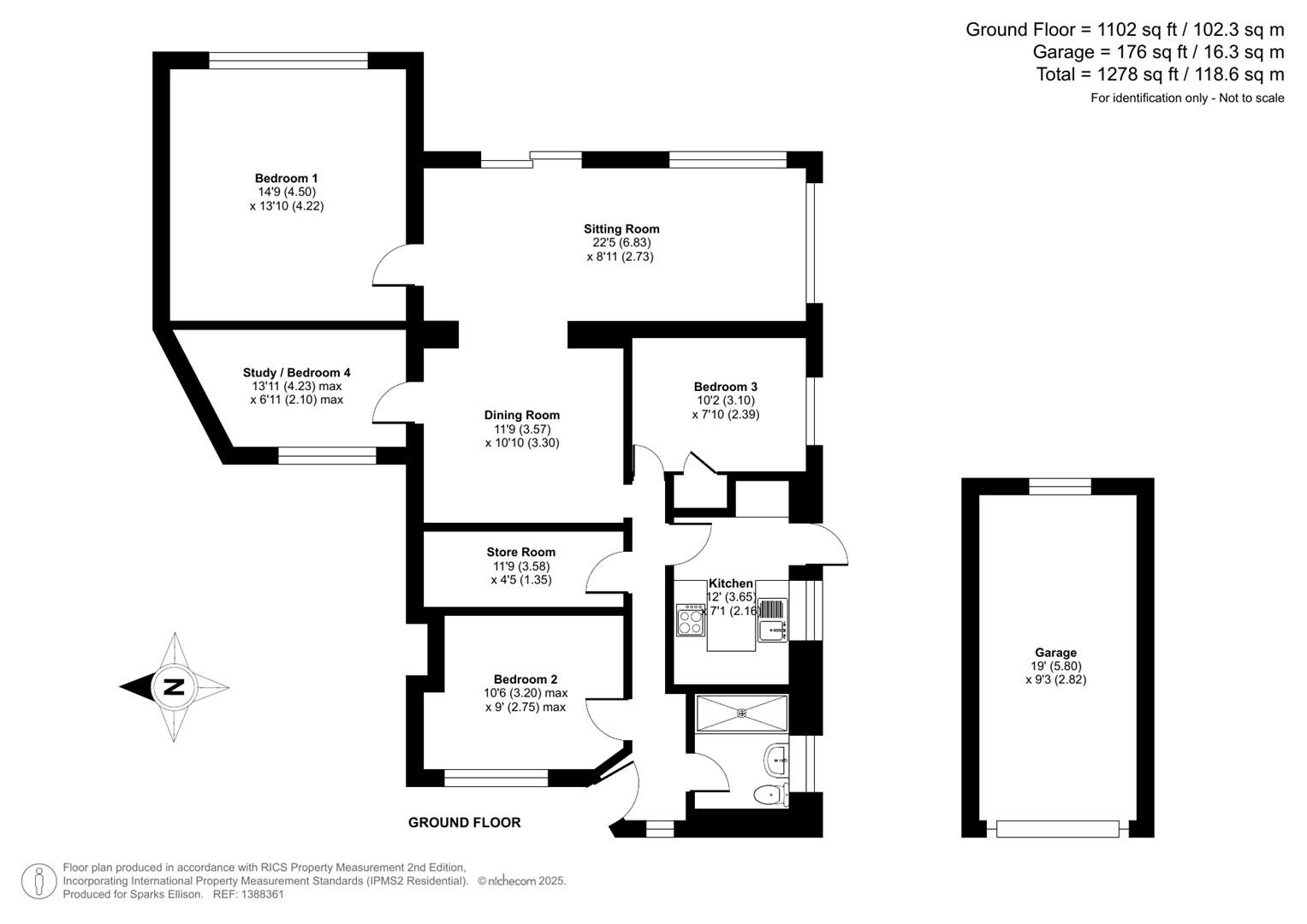 Common Close, Chandler’s Ford, Eastleigh floorplan