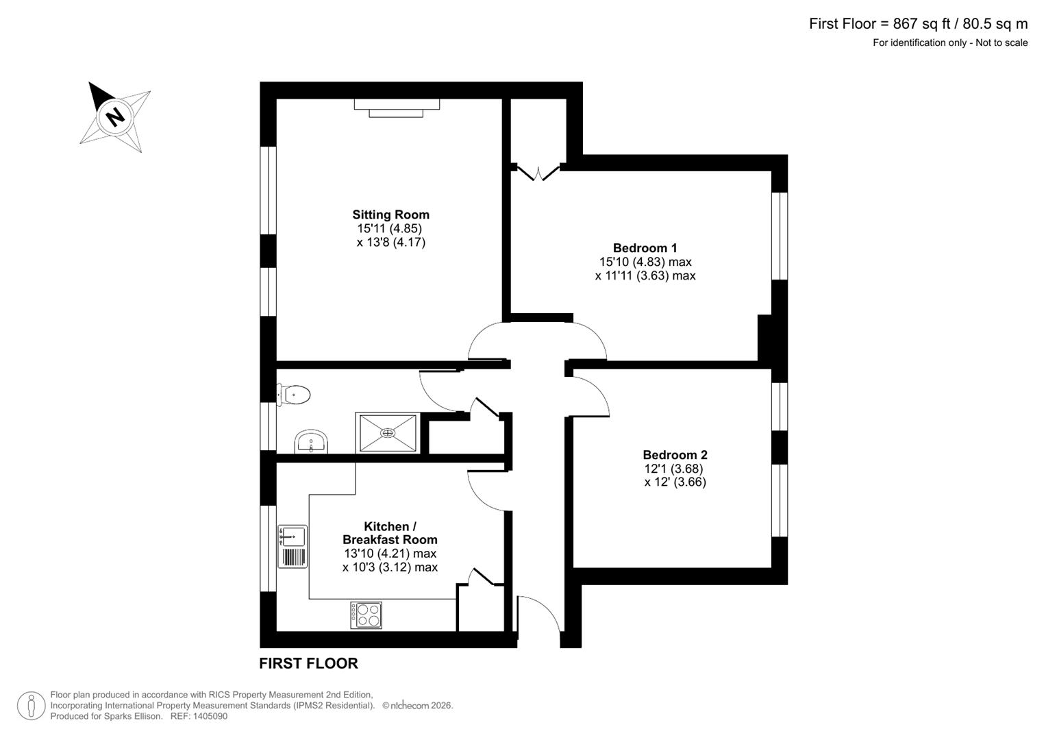 Ashdown Close, Chandler’s Ford, Eastleigh floorplan