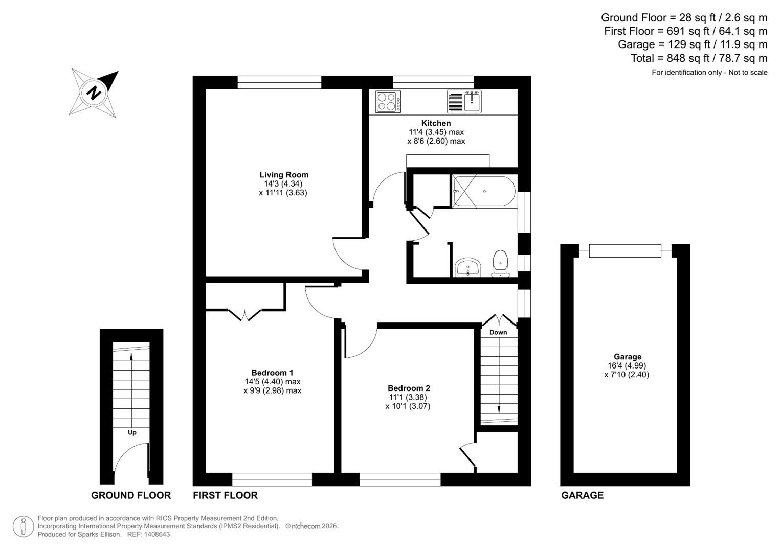 Justinian Close, Chandler’s Ford floorplan