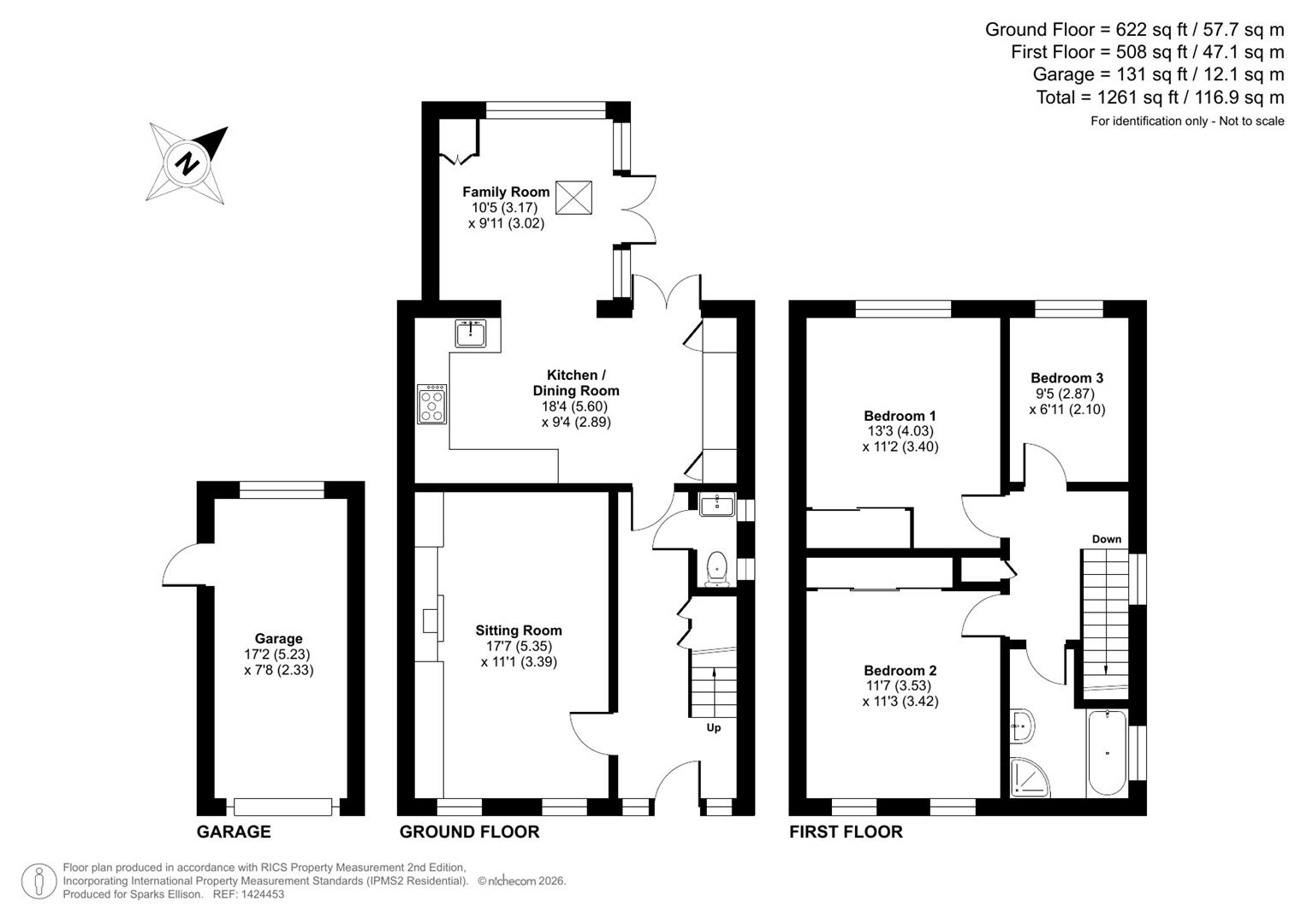 Hazel Close, Hiltingbury, Chandler’s Ford floorplan