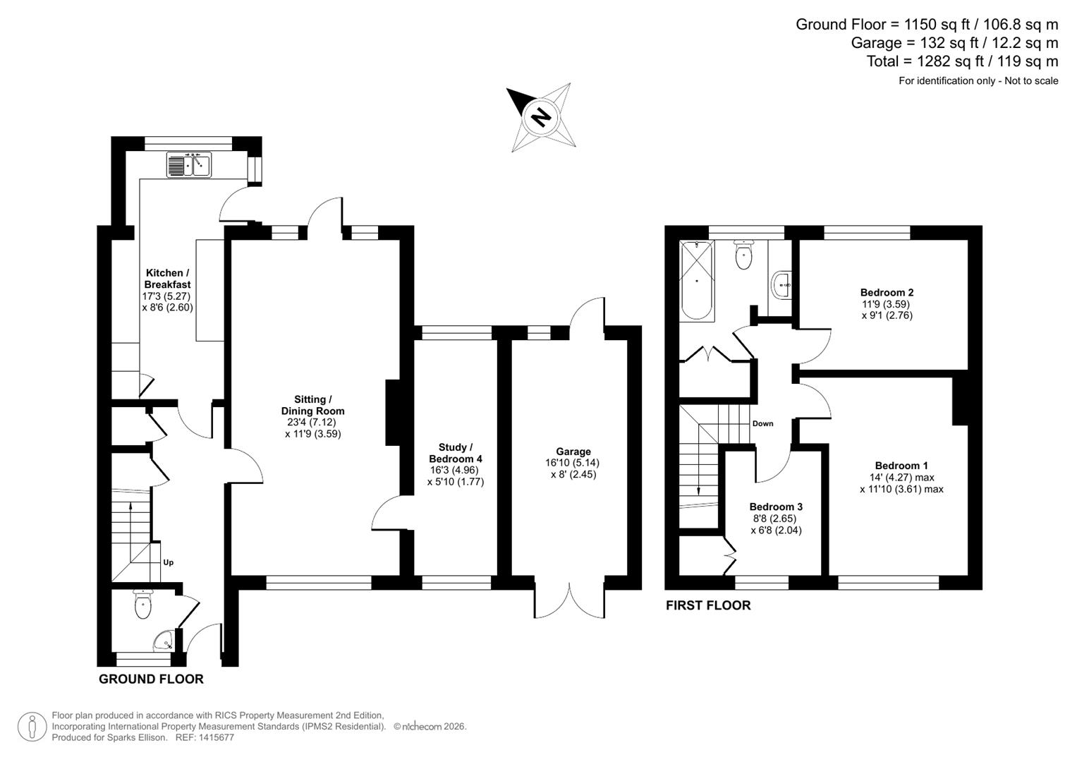 Maytree Road, Hiltingbury, Chandler’s Ford, SO53 5RT floorplan