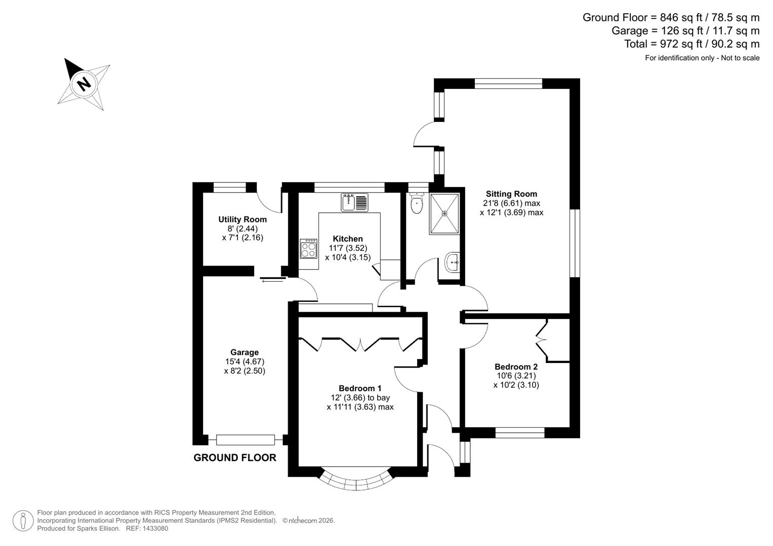 Hiltingbury Road, Hiltingbury, Chandler’s Ford floorplan
