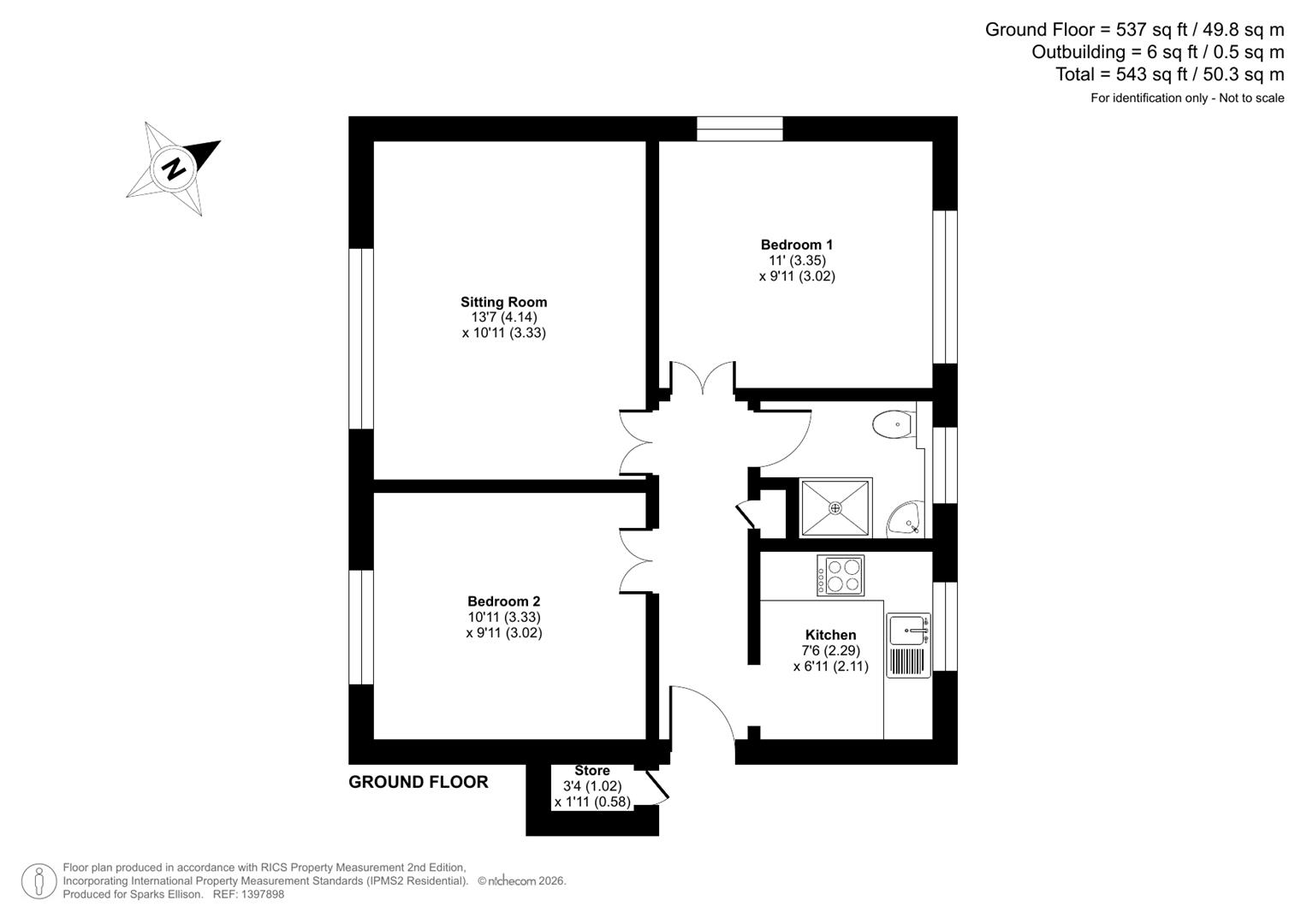 Hiltingbury Road, Hiltingbury, Chandler’s Ford floorplan