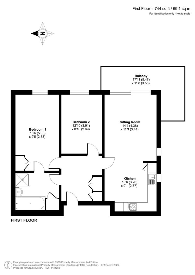 Knightwood Mews, Valley Park, Chandler’s Ford floorplan
