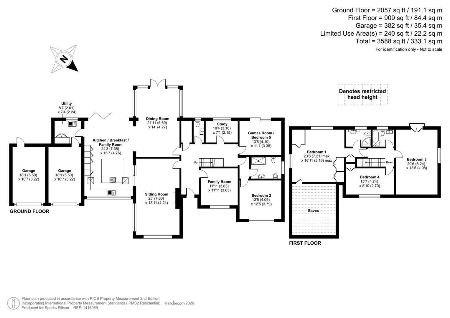 Hook Crescent, Parish of Ampfield floorplan