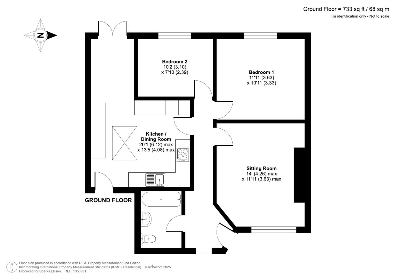 Common Close, Hiltingbury, Chandler’s Ford floorplan
