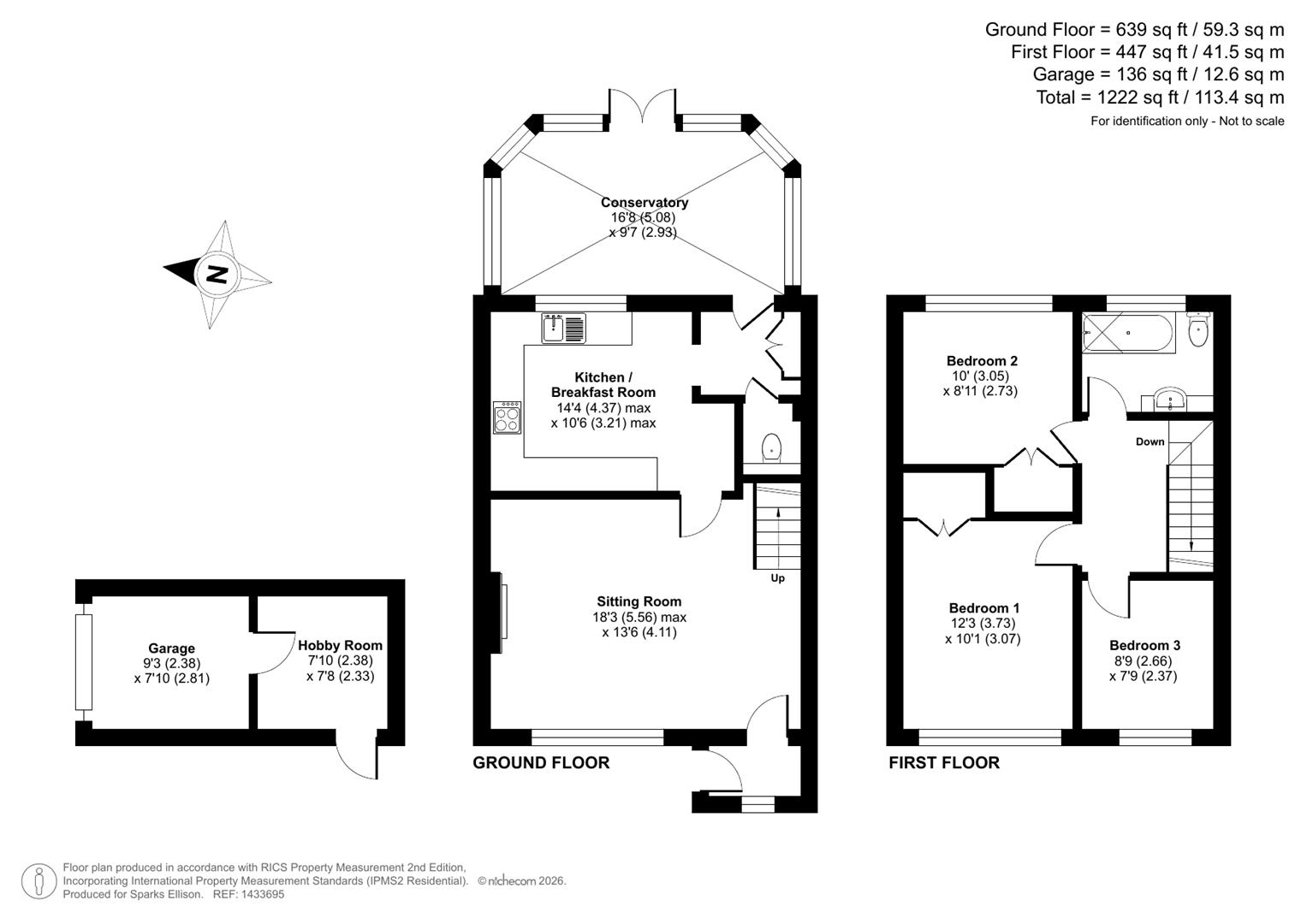 Charnwood Crescent, Hiltingbury, Chandler’s Ford floorplan