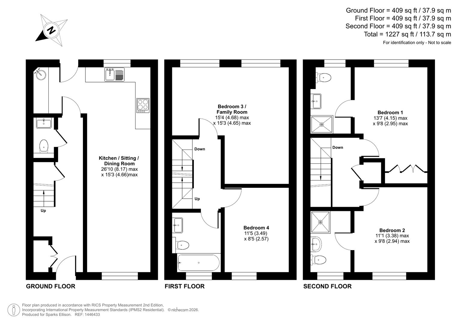 Morgan Le Fay Drive, Chandler’s Ford, Eastleigh floorplan