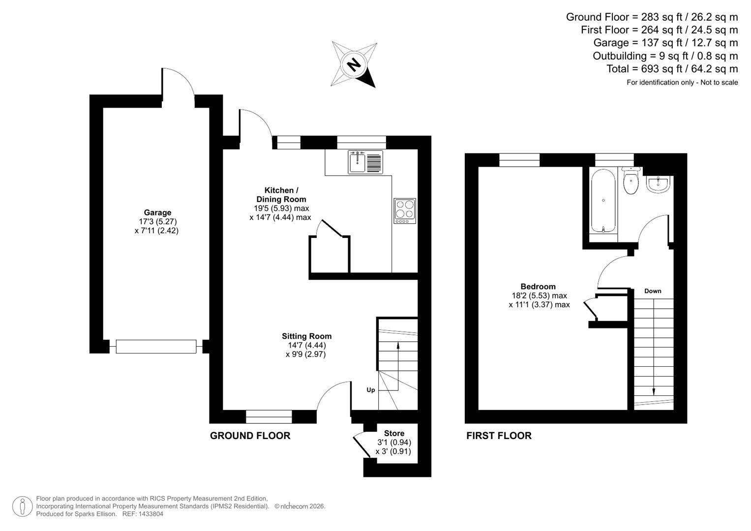 Netley Close, Chandler’s Ford floorplan
