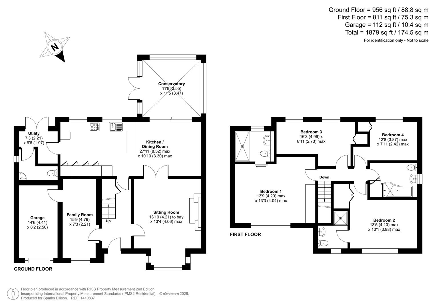 Kielder Close, Valley Park, Chandlers Ford floorplan
