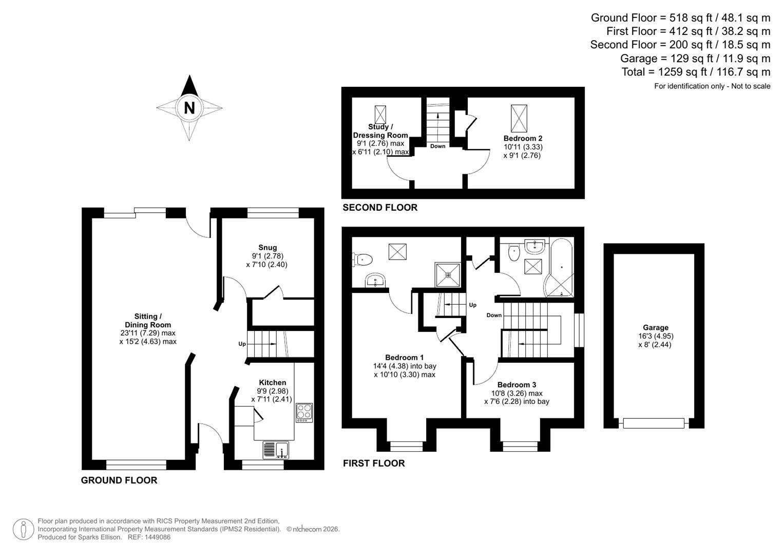 Birch Grove, Boyatt Wood, Eastleigh floorplan