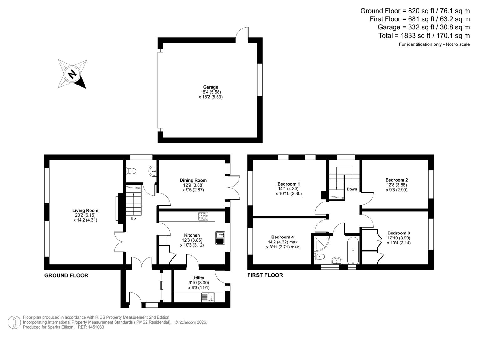 Wychwood Grove, Hiltingbury, Chandler’s Ford floorplan