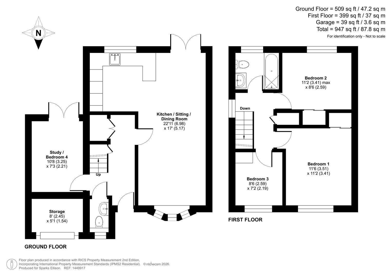Conway Close, Valley Park, Chandler’s Ford floorplan