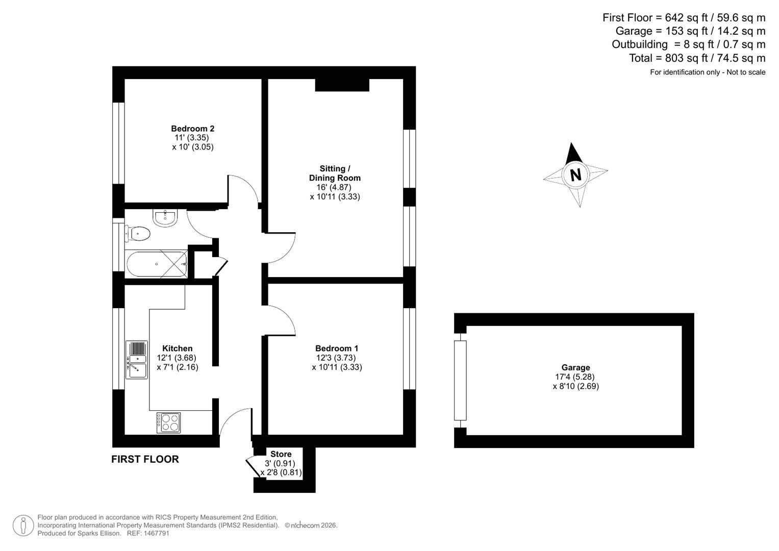 Ashdown Road, Hiltingbury, Chandler’s Ford floorplan