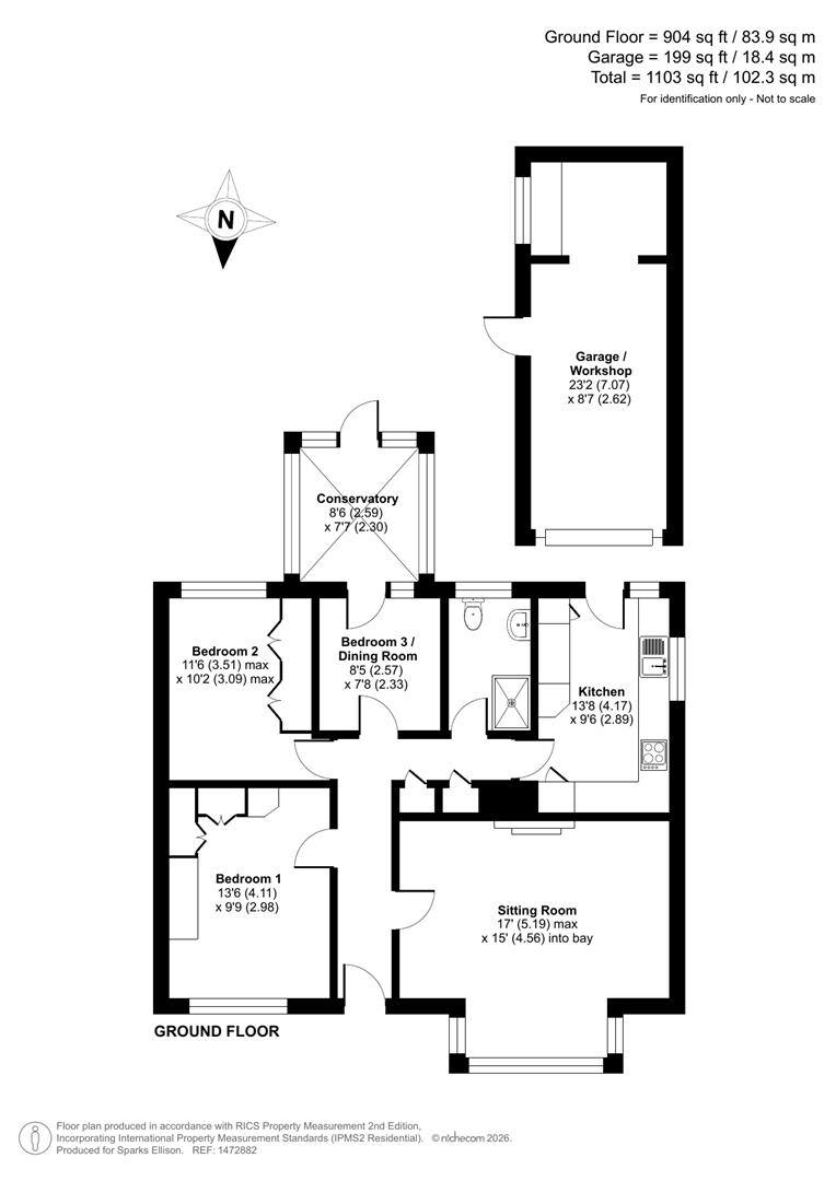Tuscan Walk, Peverells Wood, Chandler’s Ford floorplan