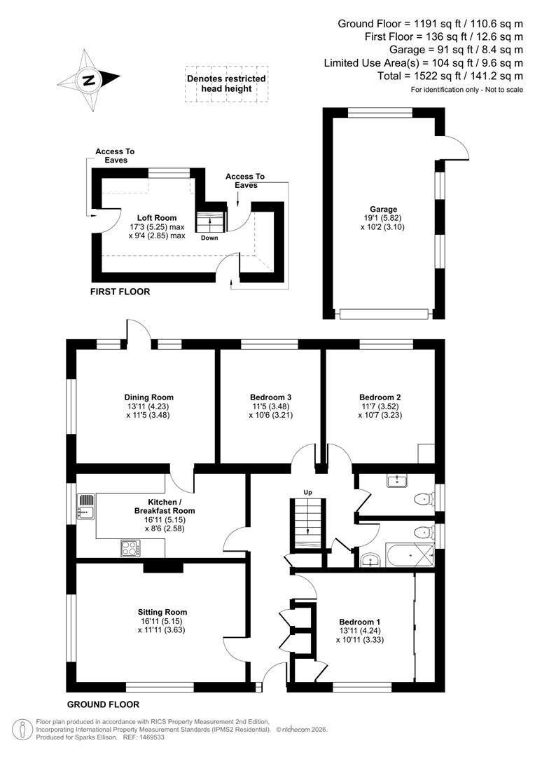 Oakwood Road, Hiltingbury, Chandler’s Ford floorplan