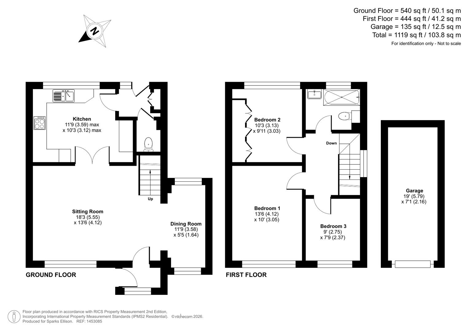 Sycamore Avenue, Hiltingbury, Chandler’s Ford floorplan
