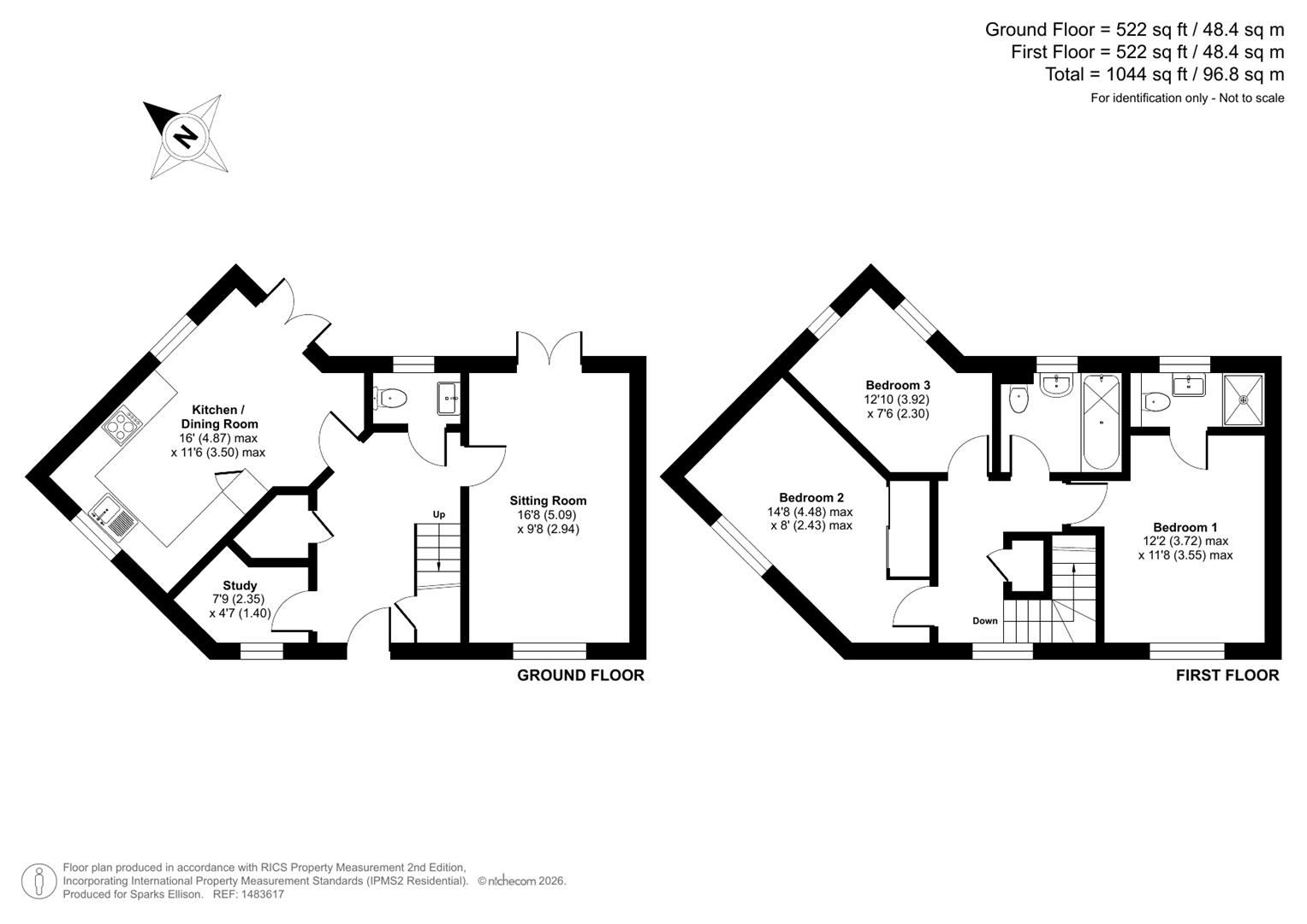 Wolfe Street, North Stoneham Park, Eastleigh floorplan