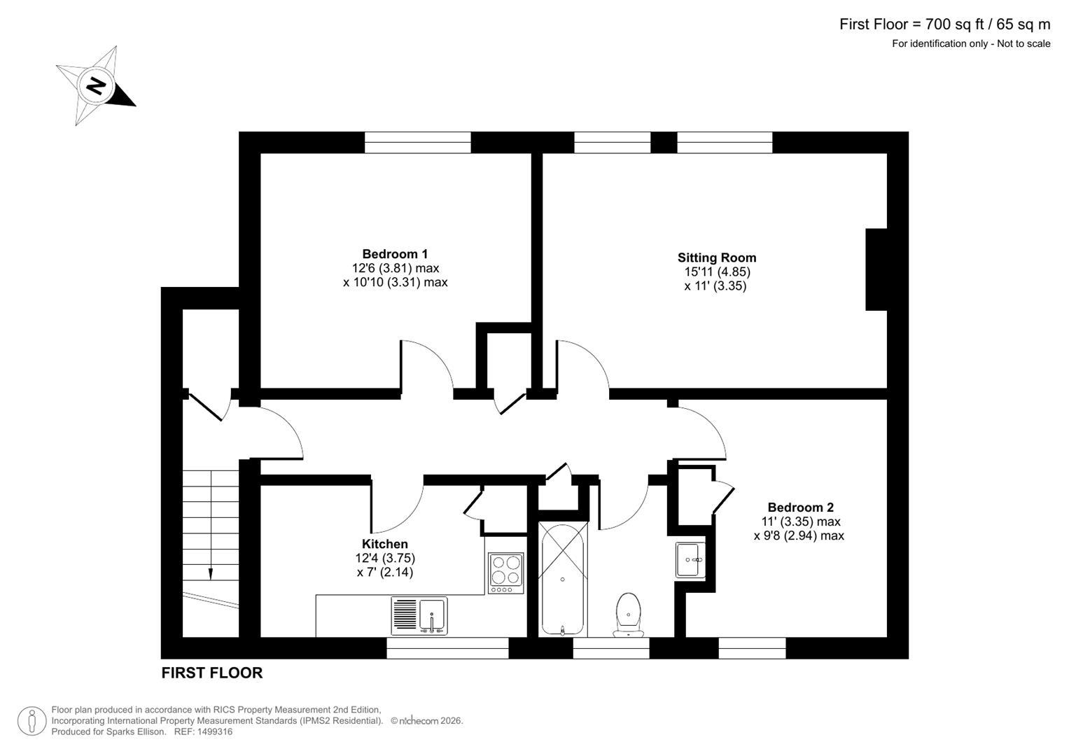 Charnwood Close, Hiltingbury, Chandler’s Ford floorplan