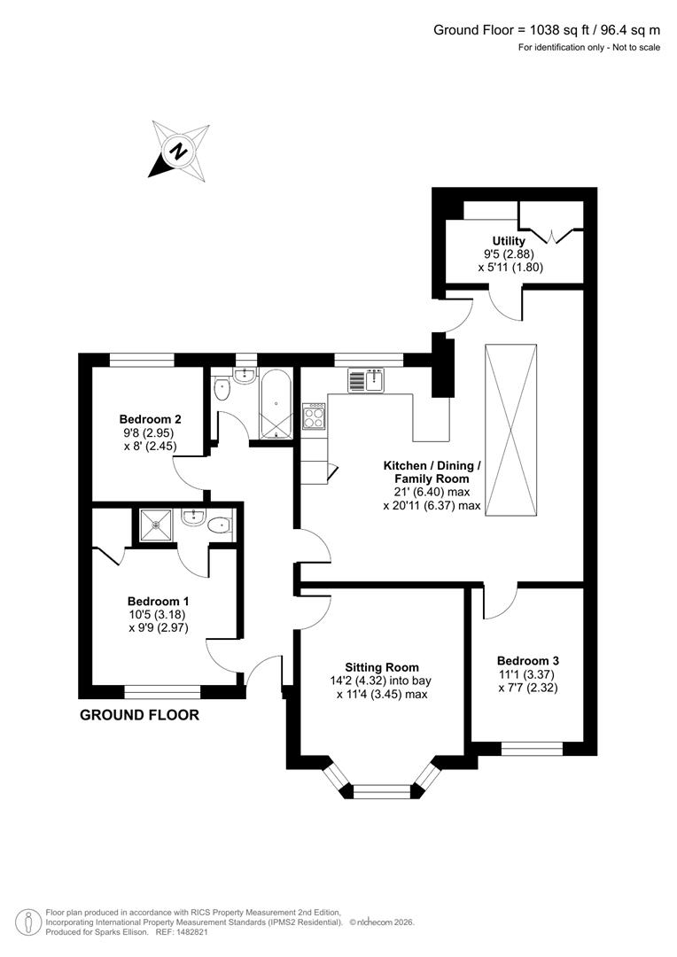 Purkess Close, Chandler’s Ford floorplan