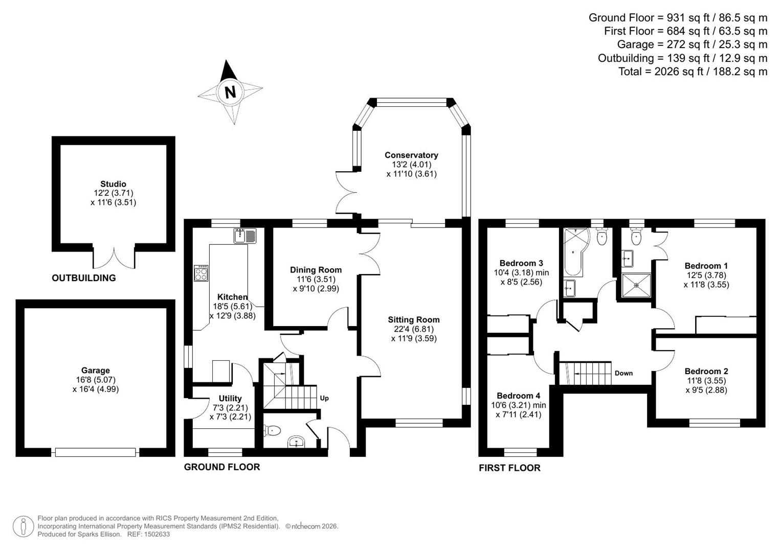 Neath Way, Valley Park, Chandler’s Ford floorplan
