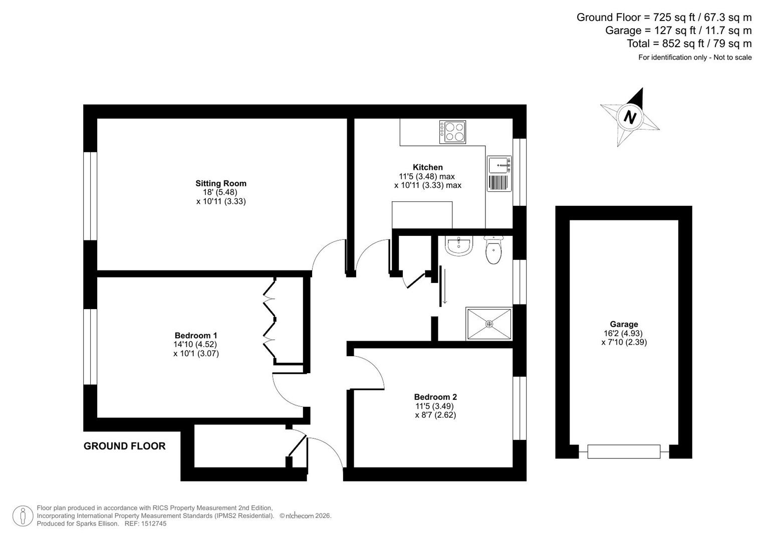 Tithewood Close, Hiltingbury, Chandler’s Ford floorplan