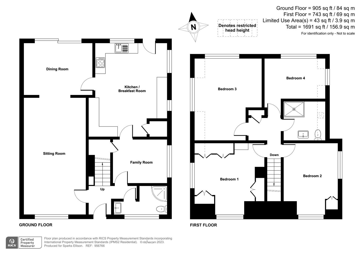 Gordon Road, Hiltingbury, Chandler’s Ford floorplan