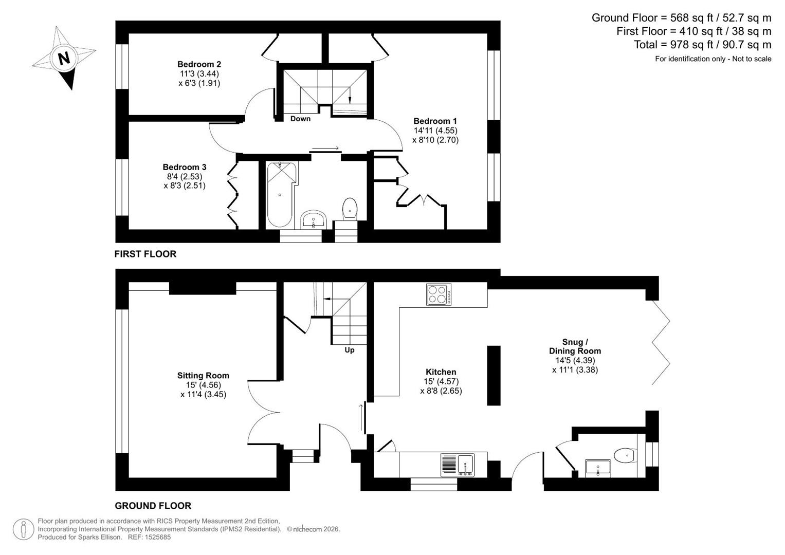 Cumberland Avenue, Chandler’s Ford floorplan
