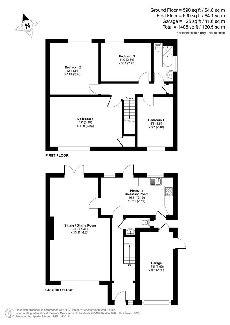 Ashdown Road, Hiltingbury, Chandler’s Ford floorplan